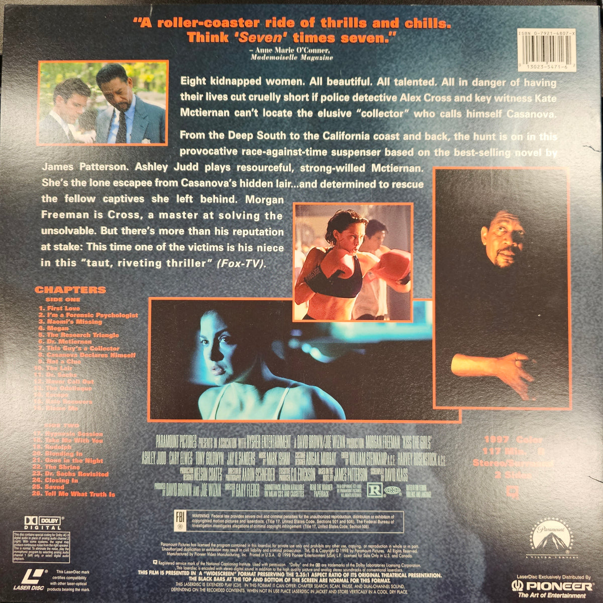 laserdisc-kiss-the-girls-widescreen-edition-steel-collectibles-llc