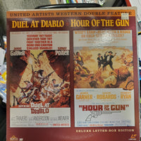 LASERDISC - DUEL AT DIABLO + HOUR OF THE GUN (DOUBLE FEATURE, LETTERBOX EDITION)