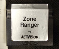 ATARI 5200 - ZONE RANGER {CIB} {RARE SILVER CART/GOOD CONDITION}