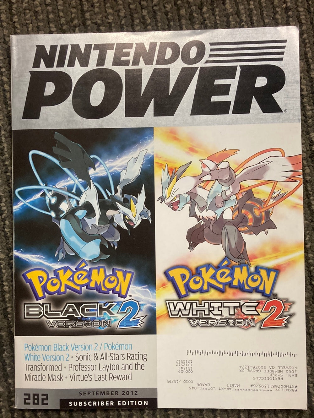 Nintendo Power Volume 282 (Subscriber edition)