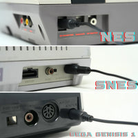 Premium 3 in 1 Power Supply for NES, SNES, Genesis 1
