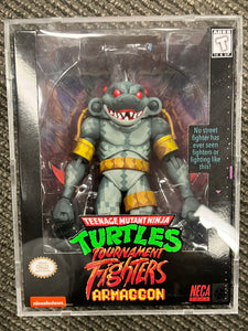 Neca TMNT Tournament Fighters Armagoon with Custom Display Case