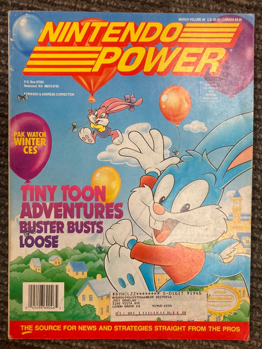 Nintendo Power Volume 46 (with poster)