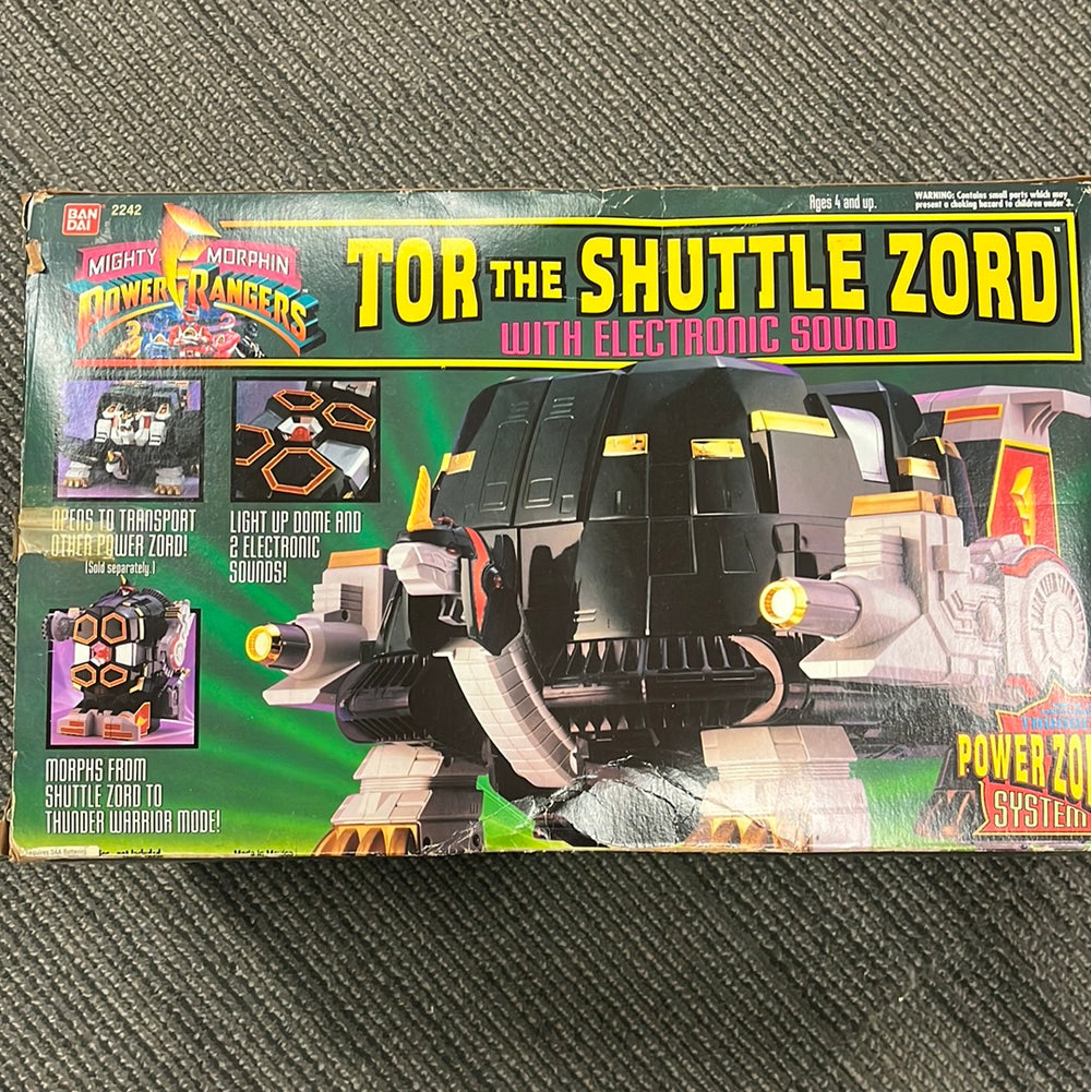 Mighty Morphin Power Rangers Vintage Tor the Shuttle Zord set