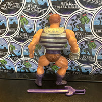 MOTU- 1981 “He-Man: Masters of the Universe” Fisto Vintage Poseable Action Figure w/ Accessories