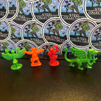 Arco- 1982 “Dragons ‘N Monsters” D&D Vintage 1.5” Figures (Lot of 4)