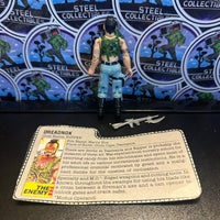G.I. Joe- Vintage 1986 Cobra Dreadnok Ripper (V1) 3.75" Poseable Action Figure
