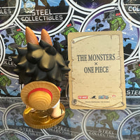 100% OFFICIAL/AUTHENTIC ONE PIECE X THE MONSTERS MONKEY D. LUFFY LABUBU W/ COLLECTIBLE CARD BY POP MART