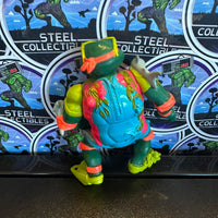 TMNT- Playmates 1989 “Teenage Mutant Ninja Turtles” Mikey The Sewer Surfer Vintage Poseable Action Figure