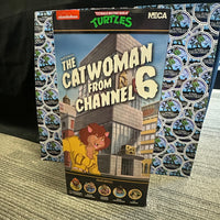 TMNT- “Teenage Mutant Ninja Turtles” April O’Niel in the Catwoman from Channel 7 News Poseable Action Figure Set