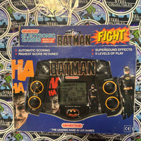 Grandstand Electronic Games- Vintage 1989 Handheld “Batman Fight” Retro Game Console (New)