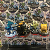 Skylanders- Blades Nightmare Express Adventure Pack w/ Hand of Fate & Piggy Bank (4-Pack) “Skylanders Trap Team” Toys-To-Life Figures