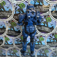 McFarlane Toys- 2012 “Halo 4” Blue Spartan w/ Battle Rifle BR85 (Collector’s Boxset) 6” Poseable Action Figure