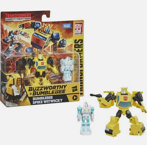 Transformers Buzzworthy Bumblebee and Spike core class set
