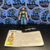 G.I. Joe- Vintage 1986 Cobra Dreadnok Ripper (V1) 3.75" Poseable Action Figure