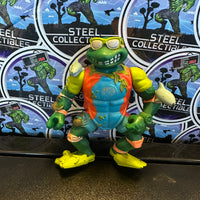 TMNT- Playmates 1990 “Teenage Mutant Ninja Turtles” Mike the Sewer Surfer Vintage Poseable Action Figure