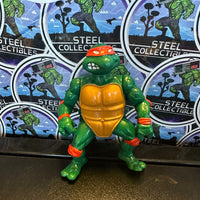 TMNT- Playmates 1988 “Teenage Mutant Ninja Turtles” Michelangelo (Hard Head) Vintage Poseable Action Figure