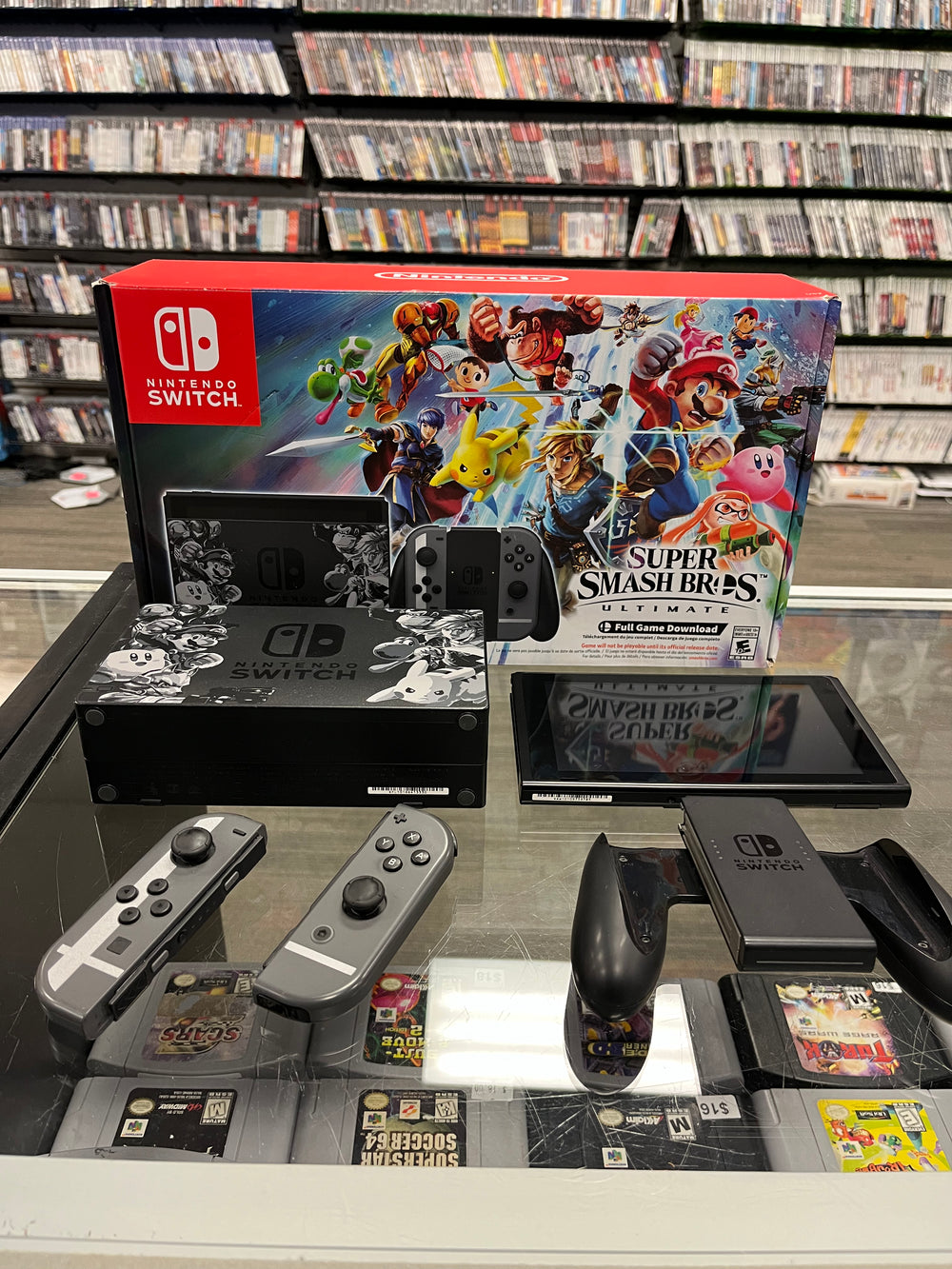 Nintendo Switch Console - Super Smash Ultimate Edition