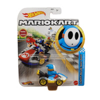 Hot Wheels- “Mario Kart” Light Blue Shy Guy Standard Kart (New/Sealed)
