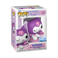 Funko Pop!- “Hello Kitty and Friends” Kuromi w/ Cake (Funko Shop Exclusive) Vinyl Figure #108
