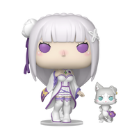 Funko Pop! Emilia w/ Puck “Re:Zero” Vinyl Figure #2112