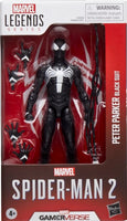 Marvel Legends “Spider-Man 2” Peter Parker (Black Suit) Figure New