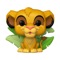 Funko Pop!- Disney’s “The Lion King” Simba w/ Leaves (Funko Shop Exclusive) Vinyl Figure #1733