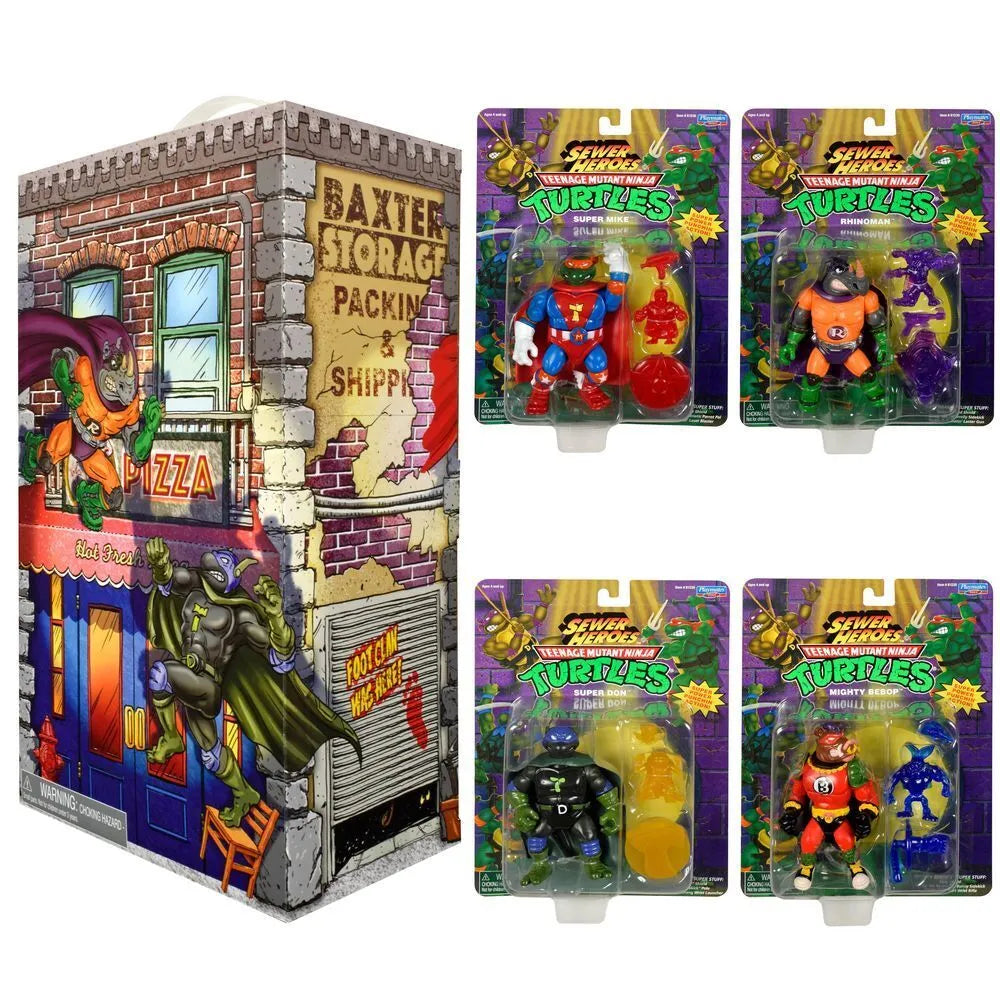 TMNT Classic Collection Sewer Heroes Turtles 4 pack