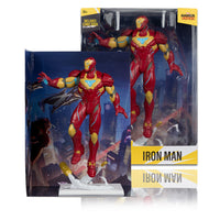 McFarlane Toys- “Marvel Rivals” Gamerverse Iron Man Statue w/ Comic Book (New)
