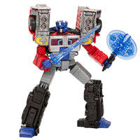 Transformers- Laser Optimus Prime “Transformers: Legacy” Leader Class Figure (New)