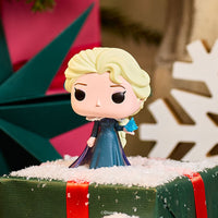 Funko Pop!- “Disney” Frozen’s Elsa (Holiday Outfit) Vinyl Figure #1617