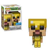 Funko Pop! Games- Mojang “Minecraft” Steve in Gold Armor w/ Gold Axe (Walmart Exclusive) Vinyl Figure #321
