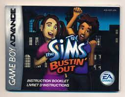 GameBoy Advance Manuals - The Sims Bustin Out