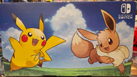 NINTENDO SWITCH LET'S GO PIKACHU & EEVEE CONSOLE (CIB)