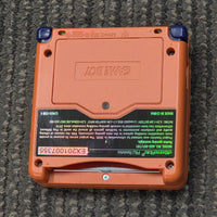 NINTENDO GBA SP CONSOLE (AGS-001) - ORANGE & WHITE NEW SHELL! *AMAZING CONDITION*