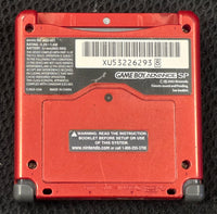 NINTENDO GBA SP (AGS-001) CONSOLE - FLAME RED