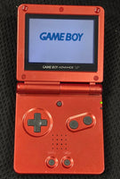 NINTENDO GBA SP (AGS-001) CONSOLE - FLAME RED