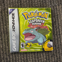 GBA - POKEMON LEAF GREEN VERSION {CIB} W/ WIRELESS ADAPTER *AMAZING CONDITION*