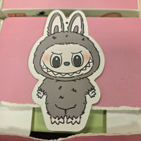 OFFICIAL/AUTHENTIC LABUBU BY POPMART EXCITING MACARON - SESAME BEAN (1 OPENED BOX, 1 CARD, 1 LABUBU)