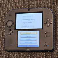 NINTENDO 2DS CONSOLE - BLACK / BLUE