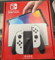 NINTENDO SWITCH OLED CONSOLE - WHITE (CIB)