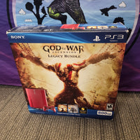 Sony PS3 God Of War Ascension Legacy Bundle Super Slim Console - Playstation 3 *INCLUDES GOW 1, 2, 3, AND ASCENSION*