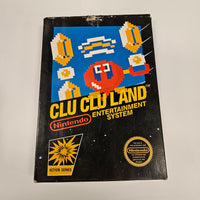 NES - Clu Clu Land {CIB} (Matte Sticker Seal, 5 Screw)