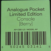 Analogue Pocket Console "Berry Limited Edition" (LIKE NEW CONDITION)