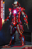 Sideshow Hot Toys Iron Man 3 Silver Centurian (Armor Suit Up Version)