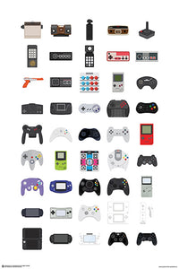 Poster - Video Game Controllers