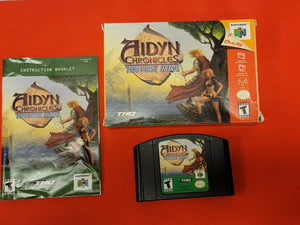 N64 - Aidyn Chronicles: The First Mage {CIB/AS PICTURED/INCLUDES PROTECTOR}