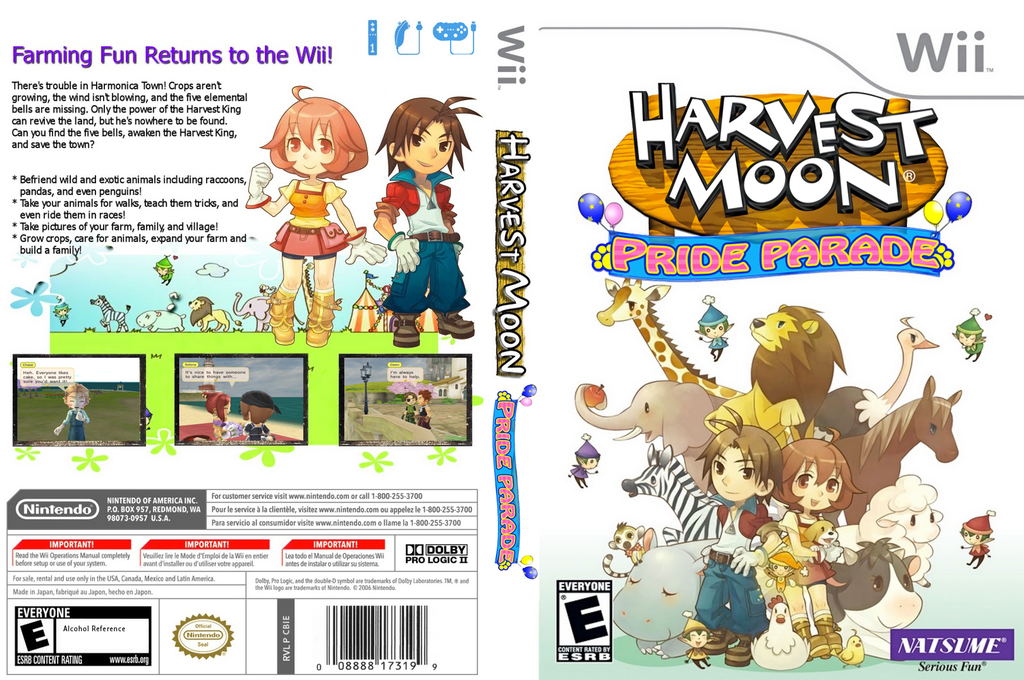 Wii - Harvest Moon Animal Parade {CIB} | Steel Collectibles LLC.