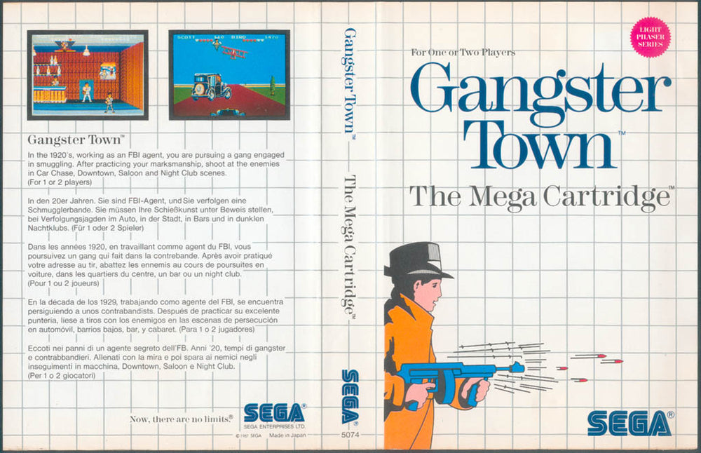 Master System - Gangster Town The Mega Cartridge
