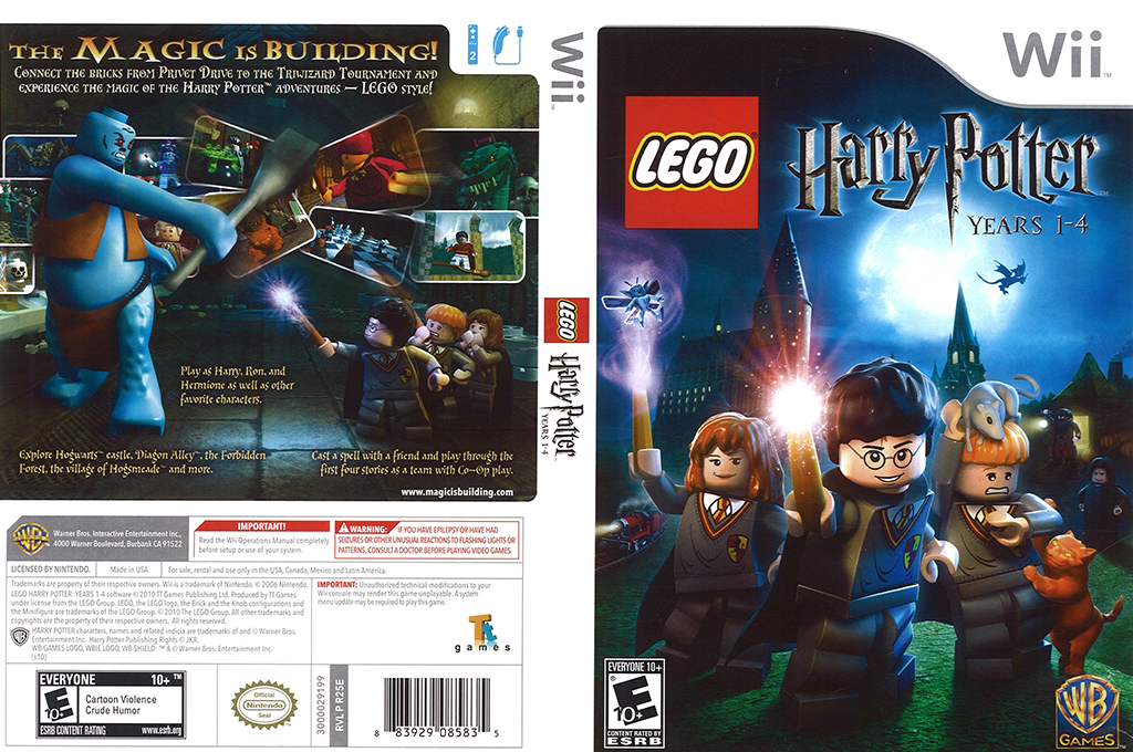 Wii LEGO Harry Potter Years 1 4 Steel Collectibles LLC